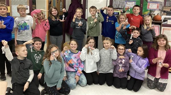 Gr 4 Cow Christmas Ornaments for the Capital Christmas Tree